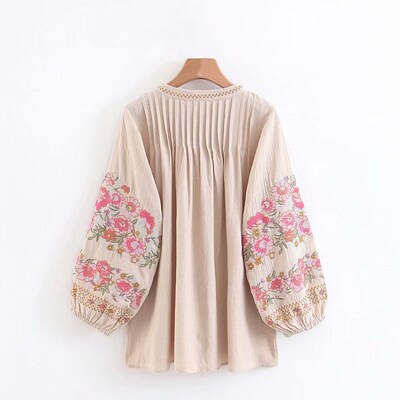 Happie Queens Vintage Chic Women Bohemian Tassel Beach Flora