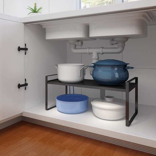 Multi-functional floor-mounted storage rack kitchen condimen