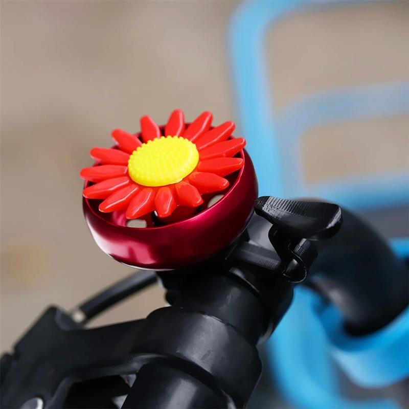 Multi-color Kids Funny Bicycle Bell Daisy Flower Horns Bike图片