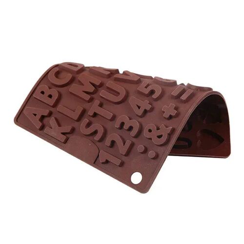 Silica Gel Silicone Mold 26 Letters Chocolate Number Cake De
