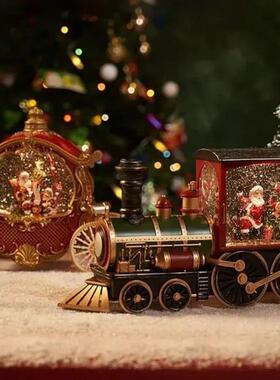Christmas Eve Music Box Gift Charming Water-filled Christmas