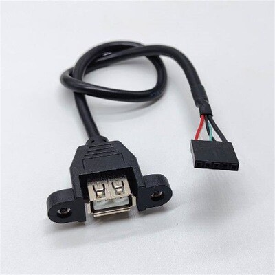 30CM 5Pin 2.54mm Motherboard Female Header to USB Type A