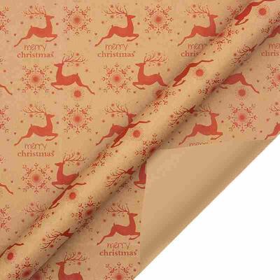 Kraft paper wrapping paper Christmas gift paper gift paper W