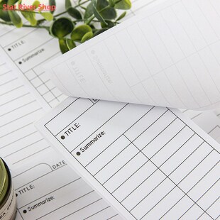 Note Tearable Paper Non Book 50Sheets sticky Simple