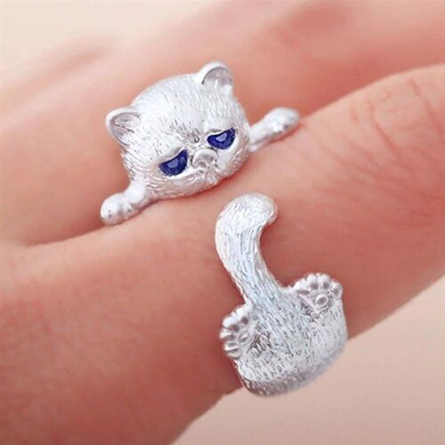 New Korean Fashion Cute Cat Claw Ring Women Opening Adjustab