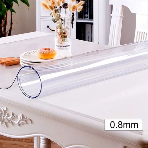 Rectangle Tablecloth Soft Plastic PVC Transparent Table Clot