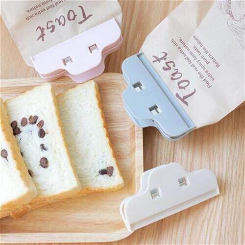 10 Pcs Food Bread Storage Clip Household Plastic Bag Clips K