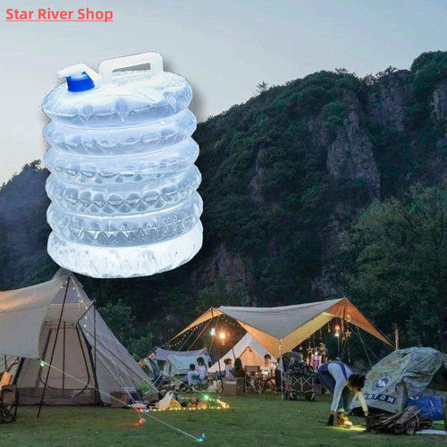 5L-15L Outdoor Collapsible Water Bag Camping Foldable Water