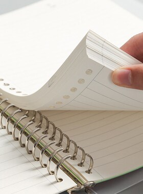 Loose Leaf Notebook A5/B5/A4 Ring Binder Dairy Paper Refill