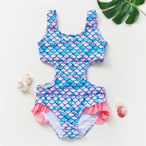 Girls Swimwear 2~14Years Children Swimsuit One Piece Girls S