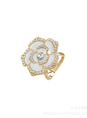 Light Luxury Diamond Edge Floral Elegant Sreamer Diamond Inl