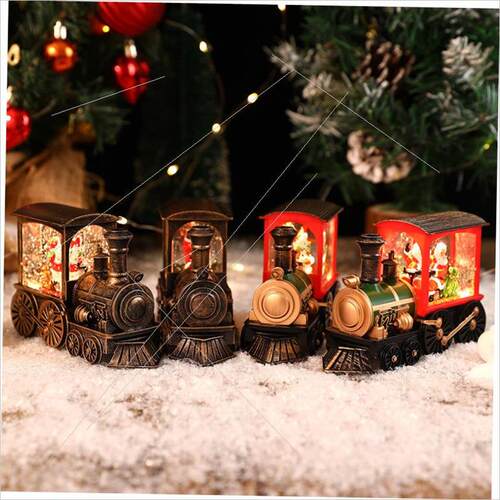 Christmas gift with a waterflood train Thomas train car