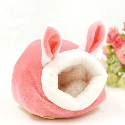 Y1UB Cartoon Small Pet Bed Winter Hamster Cage Animal Comfor