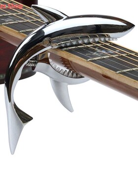 Metal Shark Guitar Capo Funny Creative Zinc Alloy Quick Chan