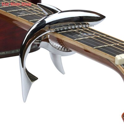 Metal Shark Guitar Capo Funny Creative Zinc Alloy Quick Chan