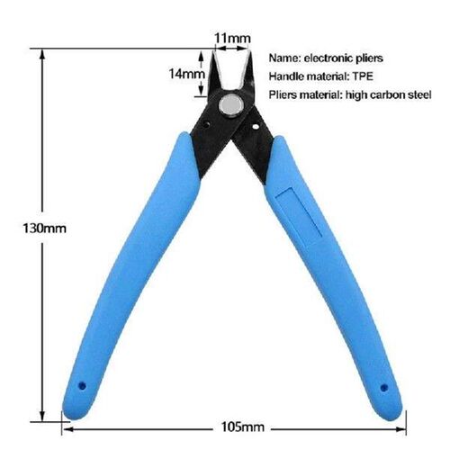 5 Inch Wire Flush Cutter Diagonal Cutting Pliers Micro Wire