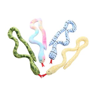 plush interactive Cat catnip resistant teeth bite toy snake