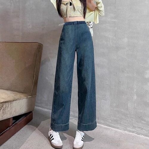 In Stock Pregnant Womens Jeans 2025 Drawstring Abdomen-free