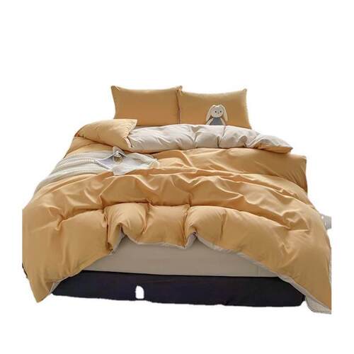 4 pcs bed sheets set beddings cotton flat Sheet Pillowcases