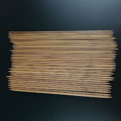 Hot Sale 55Pcs 11sizes Double Pointed Carbonized Bamboo