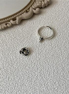 2023 New Fashion Removable Self Defense Open Ring Gothic Sil