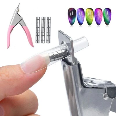 Magnet for Acrylic Nails Manicure Tips False Nail Cutters Cu