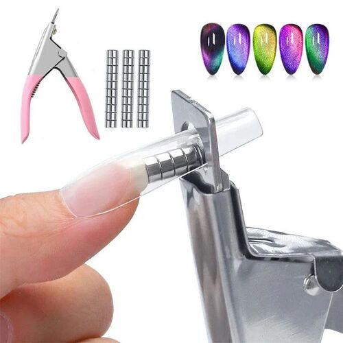 Magnet for Acrylic Nails Manicure Tips False Nail Cutters Cu