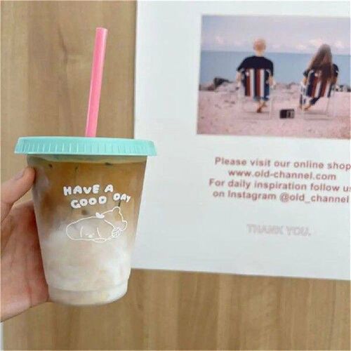 Kids Water Bottle Bpa Free Cup With Straw Outdoor Portable
