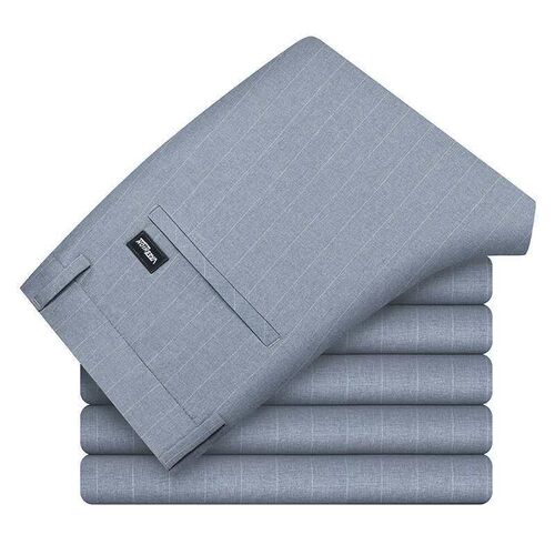 Summer New Mens Casual Pants Business Suit Thin Stetch Brea