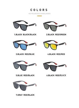 Night Vision Glasses PC Frame Polarized Sunglasses Men Outdo