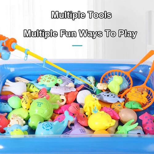 Magnetic Fishing Set Inflatable Pool Party Model Play Games