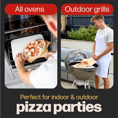 Pizza Stone Oven Baking BBQ Grilling Cooking Stone