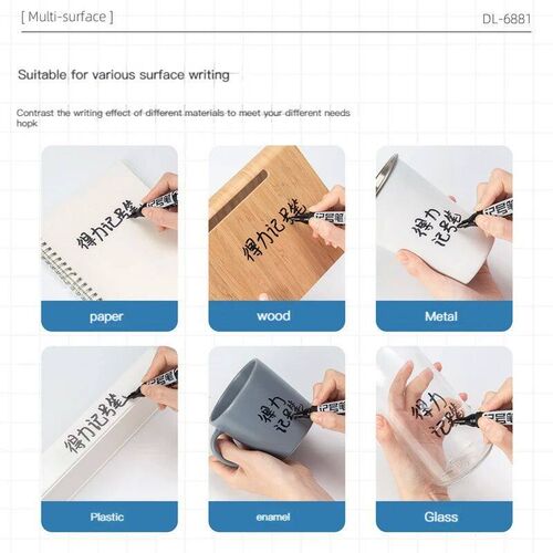 1 Ps Oily Permanent Art Marker Pen Fine Point Waterproof Thi