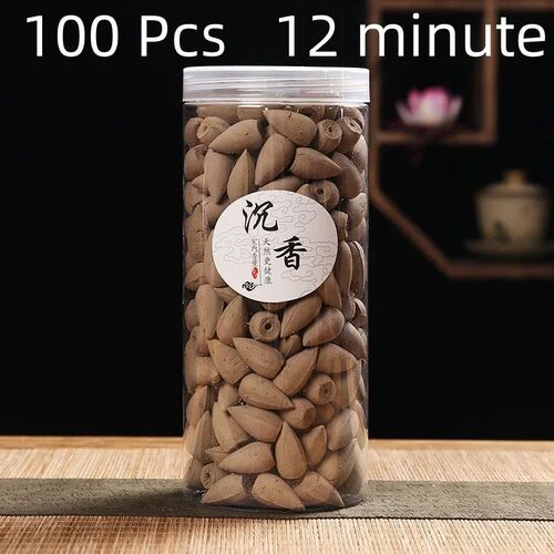 100 Pcs Backflow Incense Cones Flavor Natural Cone Incense F
