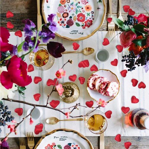 Valentines Day 200Pcs Romantic Padded Fabric Throwing