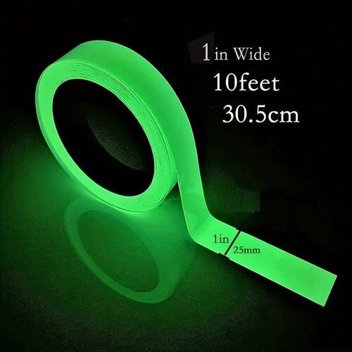 Glow in The Dark Tape Self-Adhesive Fluorescent Tape Luminou