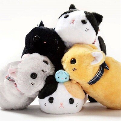 Practical Cute Plush Pencil Case Cat Shape Stationery