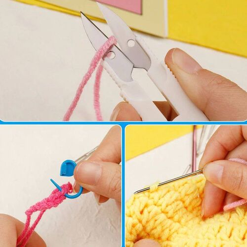 Fenrry Crochet Hooks Kit with Storage Case Ergonomic Knittin