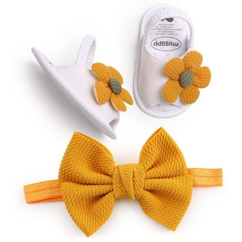 Sunflower Baby Sandals Soft Bottom Learning Shoes 2Piece Inf