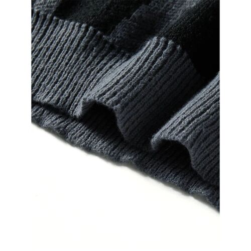 New Popular Autumn Winter Irregular Jacquard Pattern Pullove