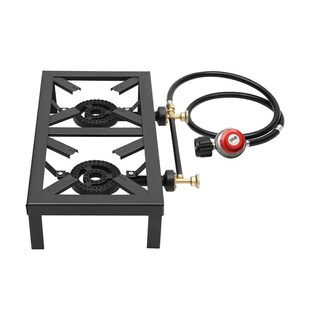 Portable Camping Gas Stove Outdoor Double Burner BBQ Picnic