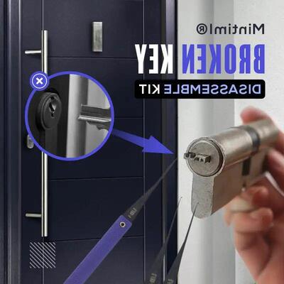 Mintiml? Broken Key Disassemble Kit Set Locksmith Tools Tak