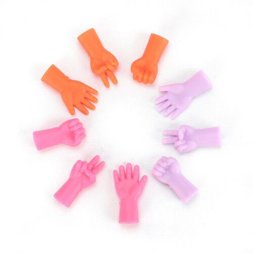New Rock Paper Scissors Rubber Knitting Needle Cap AntiSlip