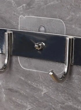 2-10Pcs Screw Wall Hooks Self Adhesive Hangers Seamless Nail