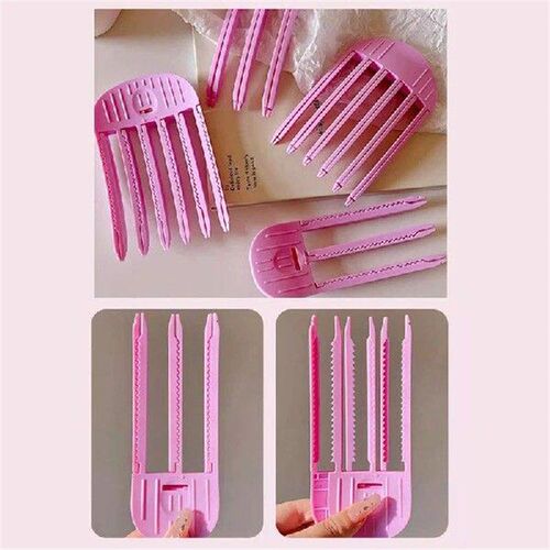 3/6 Comb Teeth Natural Hair Root Fluffy Clips Curly Bangs