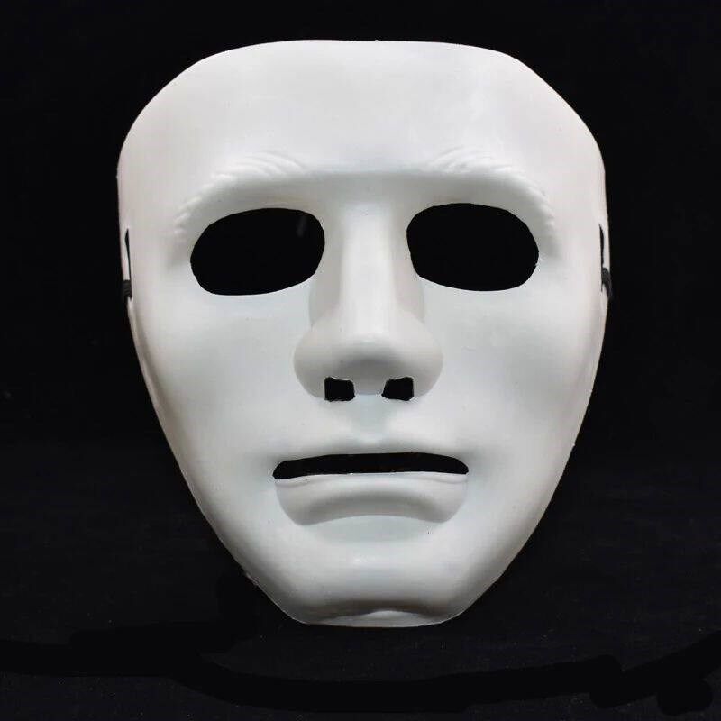 Movie Masquerade Anonymous Face Mask Halloween Party Cosplay - 实物图