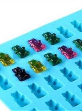 Candy Silicone Molds & Ice Cube Trays 3 Pack Bear Gumdro