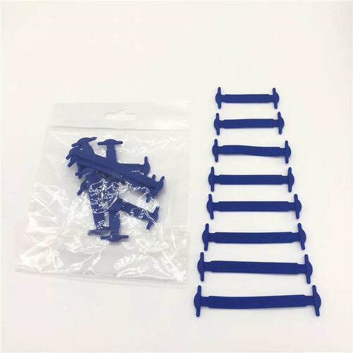16pcs/Lot Shoes Accessories Elastic Silicone Shoelaces Elast
