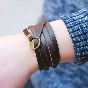 Kirykle Vintage Bohemian Style Jewelery Multilayer Wrap Genu