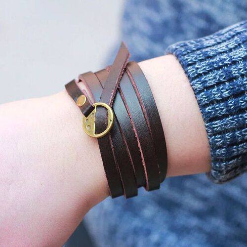 Kirykle Vintage Bohemian Style Jewelery Multilayer Wrap Genu
